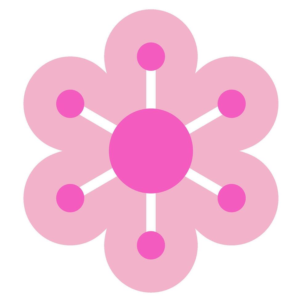 Flower Icon for web, app, infographic, etc vector