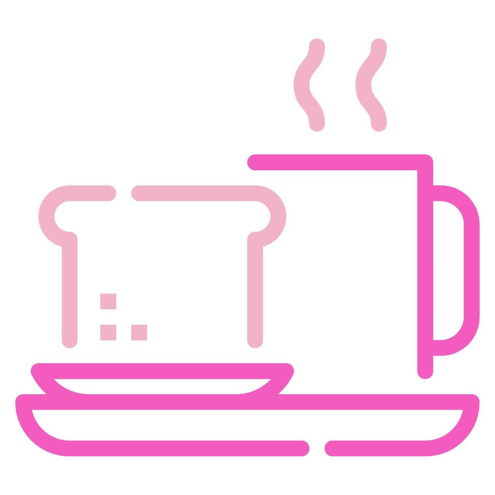 desayuno icono para web, aplicación, infografía, etc vector