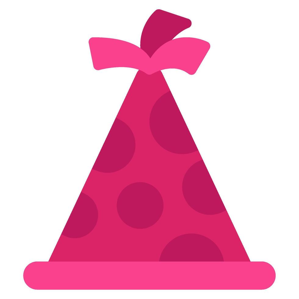 Party Hat Icon for web, app, infographic, etc vector