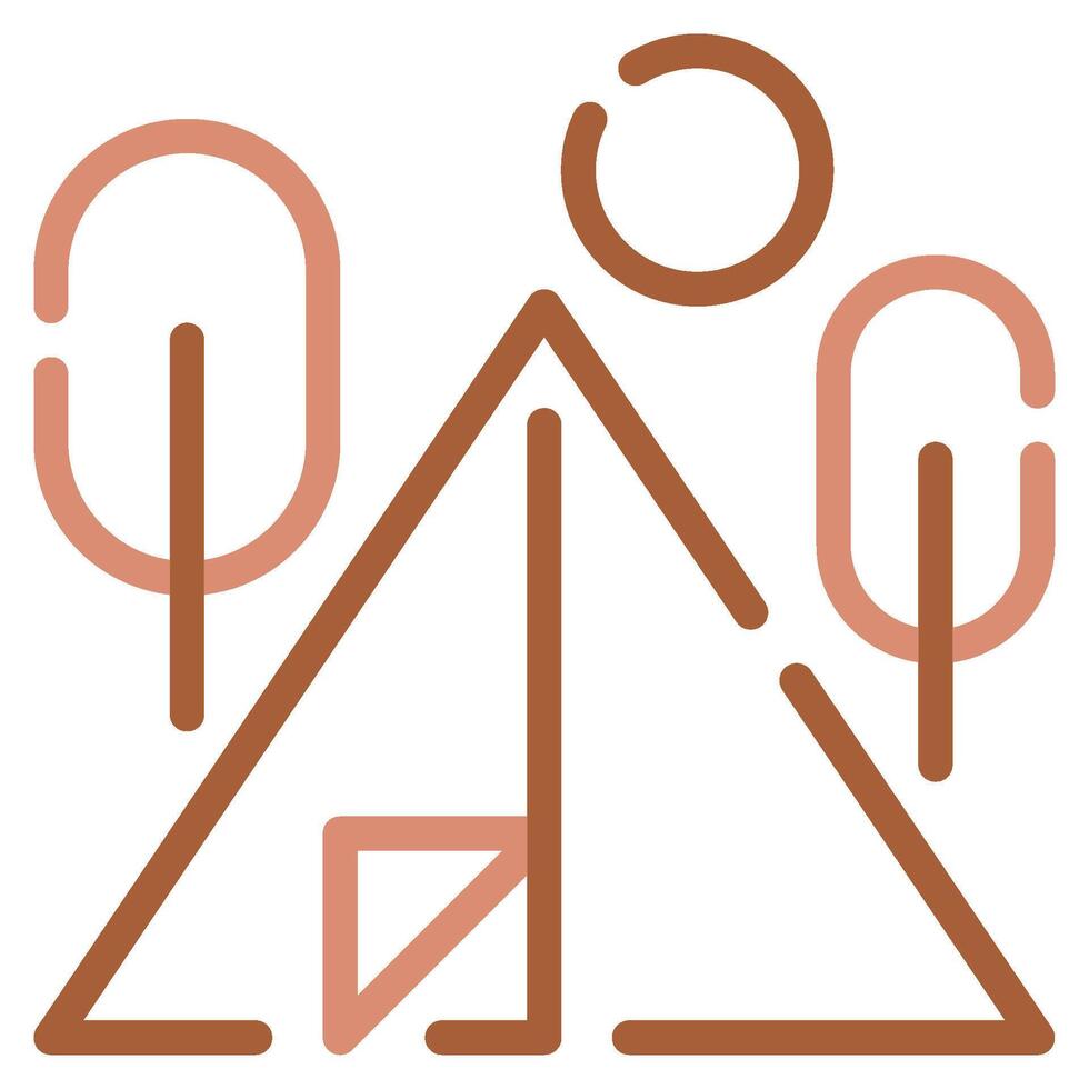 Camping Tent Icon for web, app, infographic, etc vector