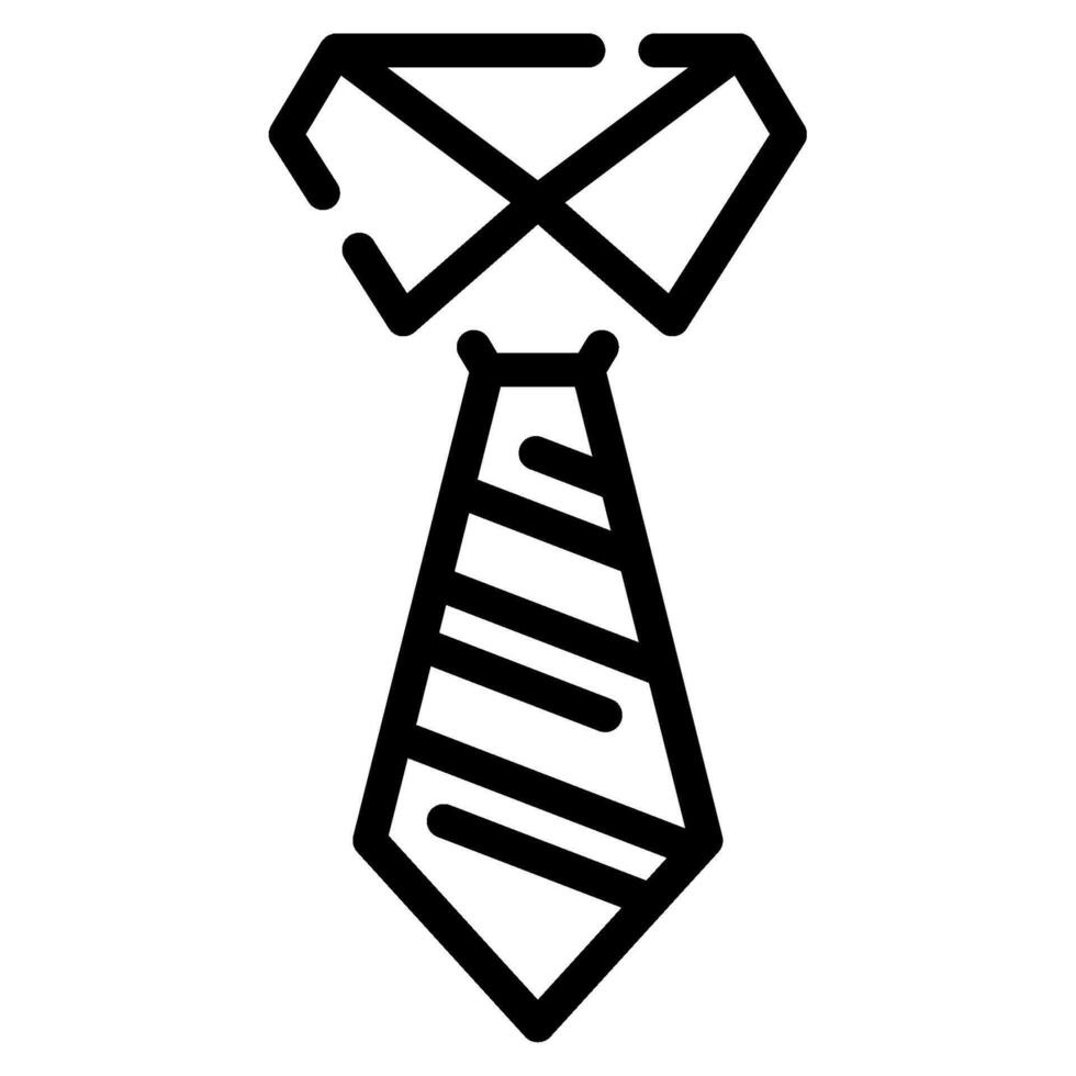 corbata icono para web, aplicación, infografía, etc vector