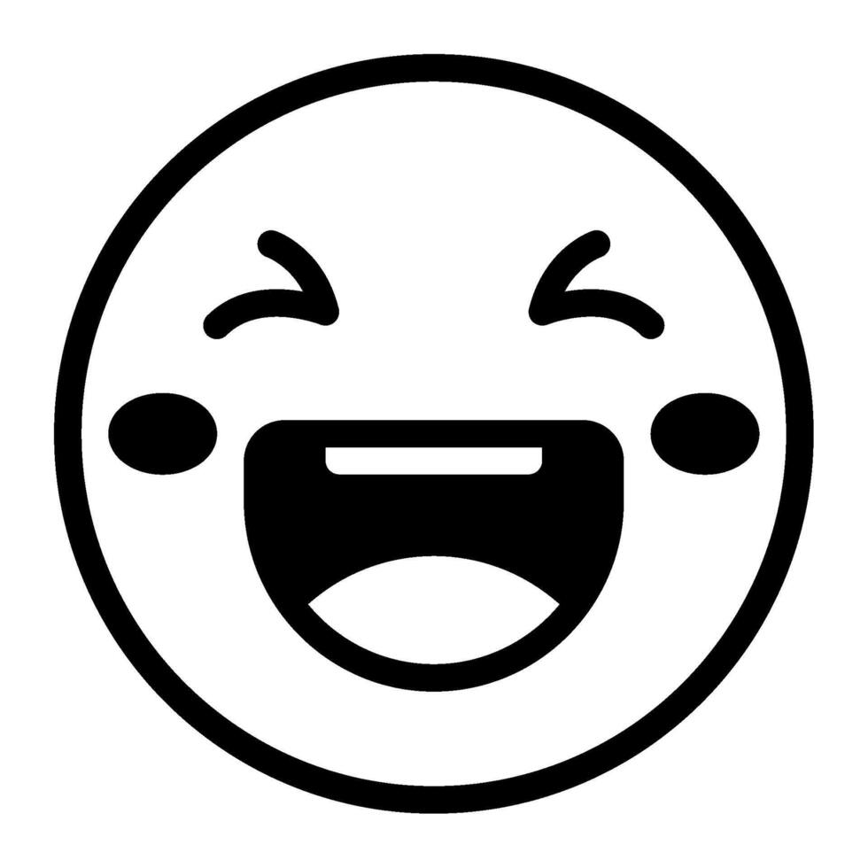 Laughing Faces Icon for web, app, infographic, etc vector