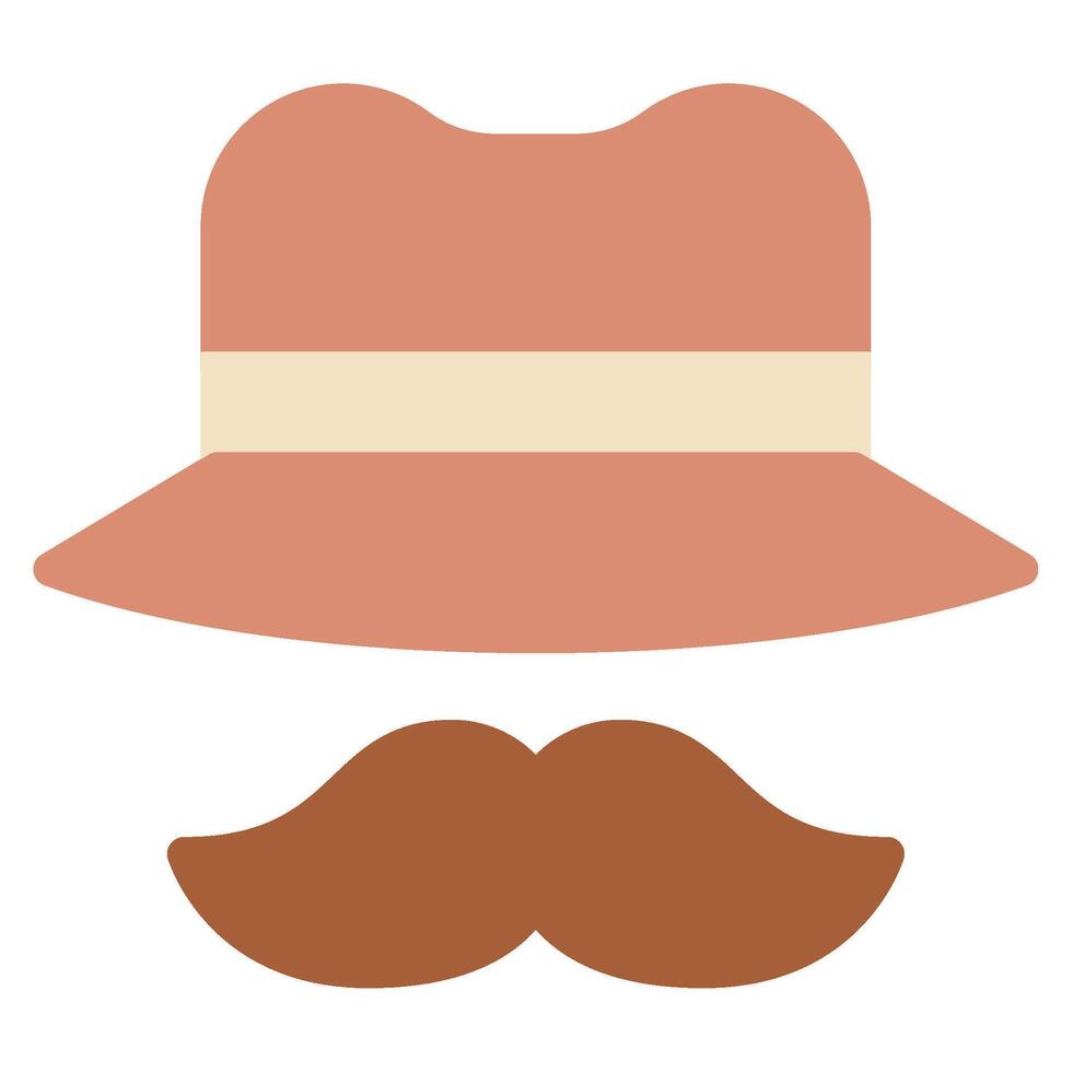 papá sombrero icono para web, aplicación, infografía, etc vector