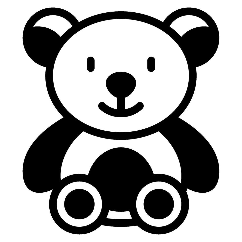 Teddy Bear Icon for web, app, infographic, etc vector