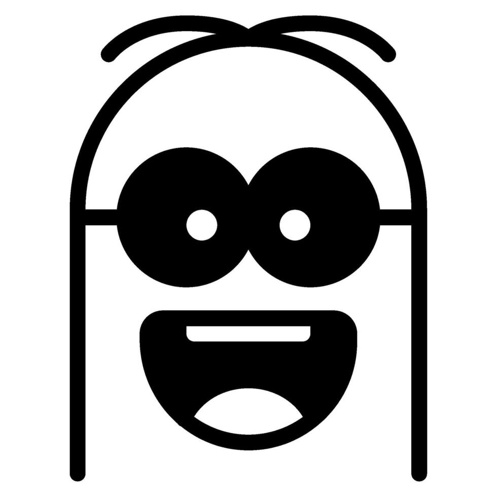 Cartoon Character Icon for web, app, infographic, etc vector