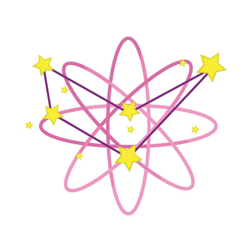 illustration of capricorn constellation vector