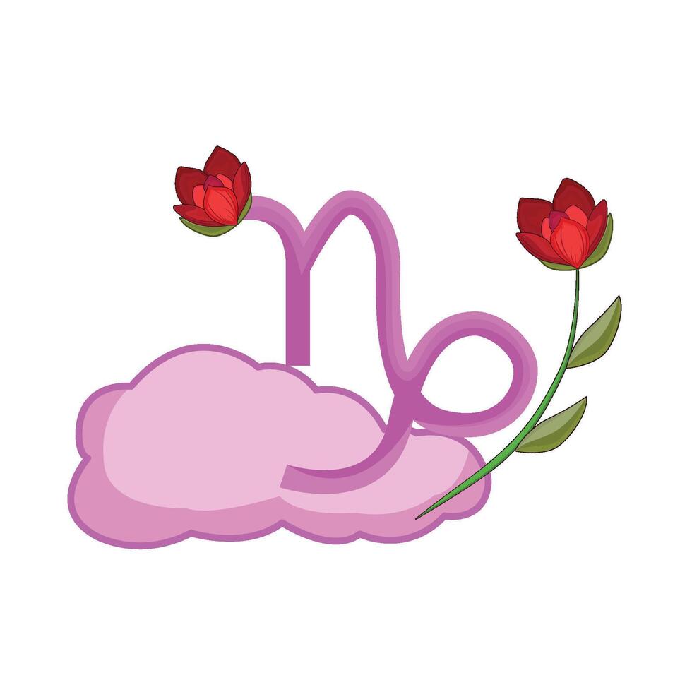 illustration of capricorn vector
