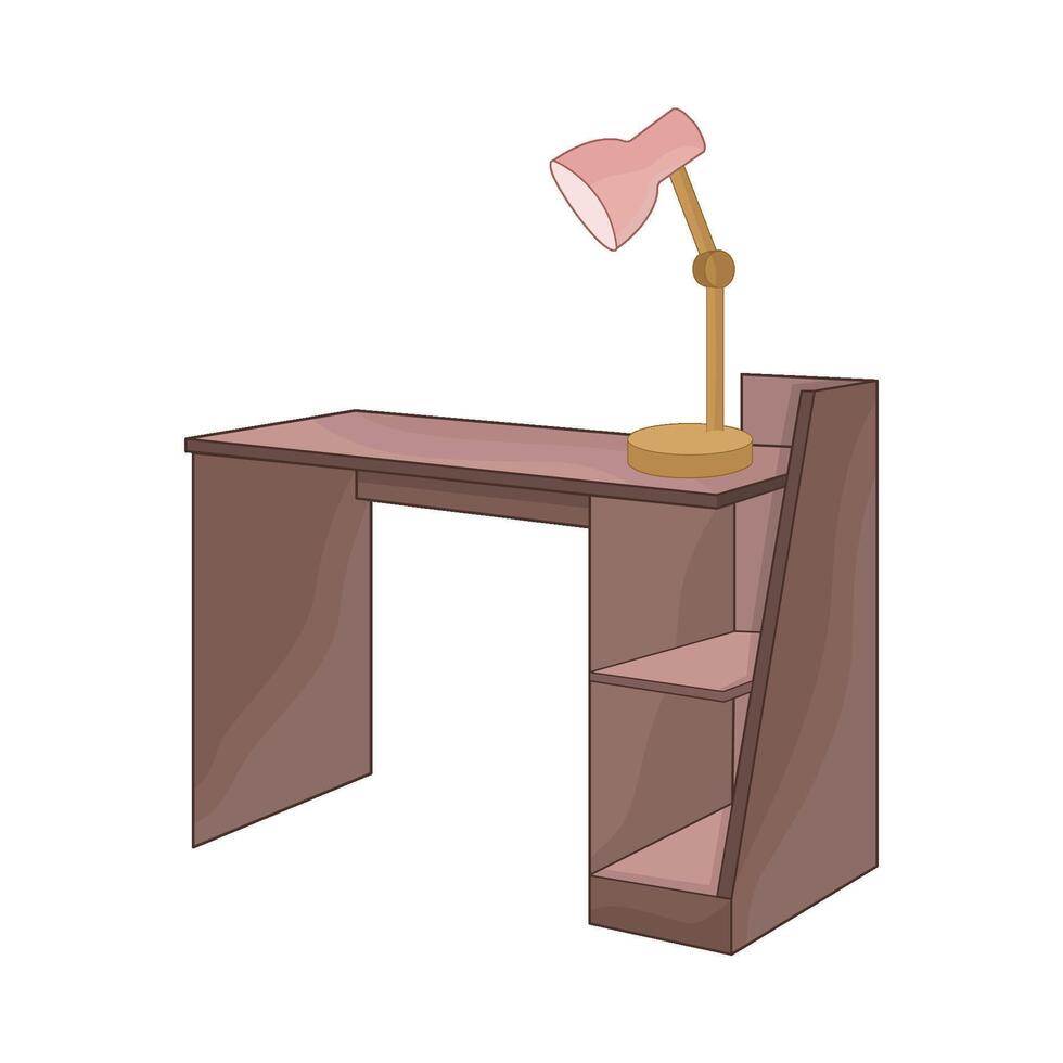 illustration of desk vector