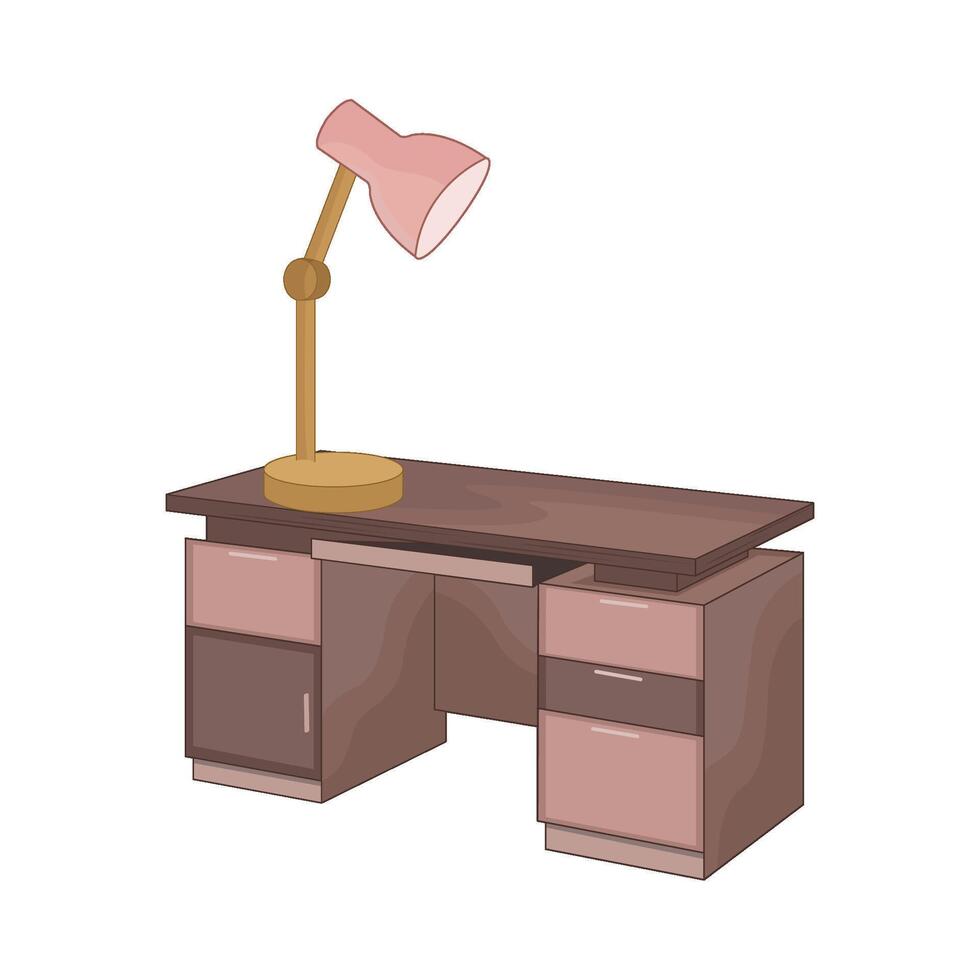 illustration of desk vector