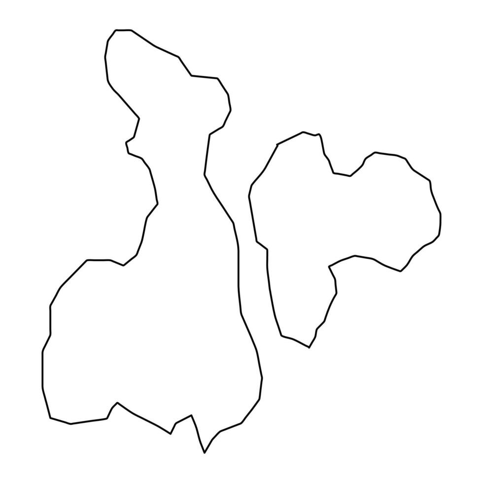 frederikssund municipio mapa, administrativo división de Dinamarca. ilustración. vector