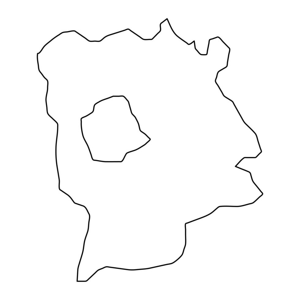 Copenhagen Municipality map, administrative division of Denmark. illustration. vector