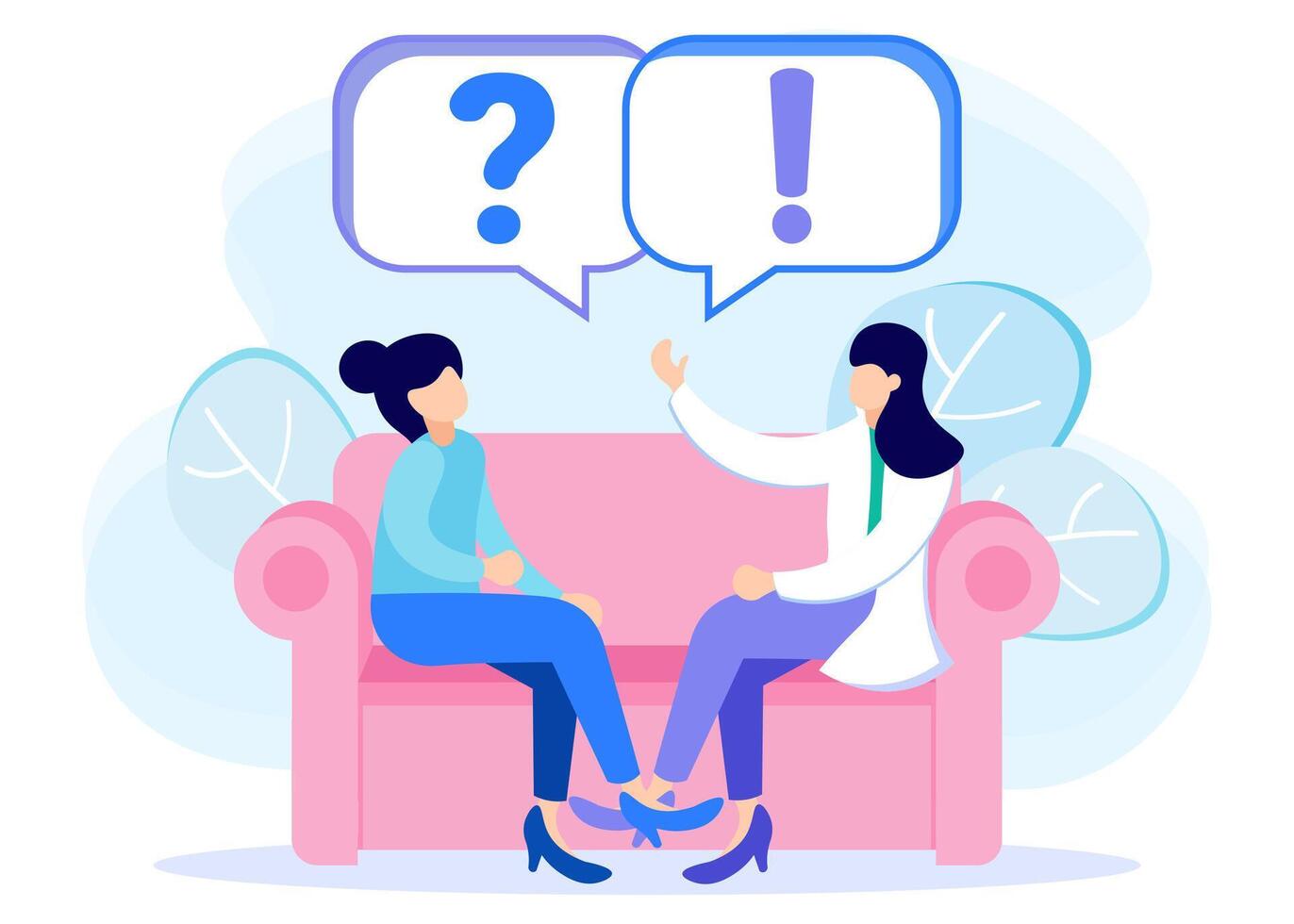 Illustration graphic cartoon character of communication vector