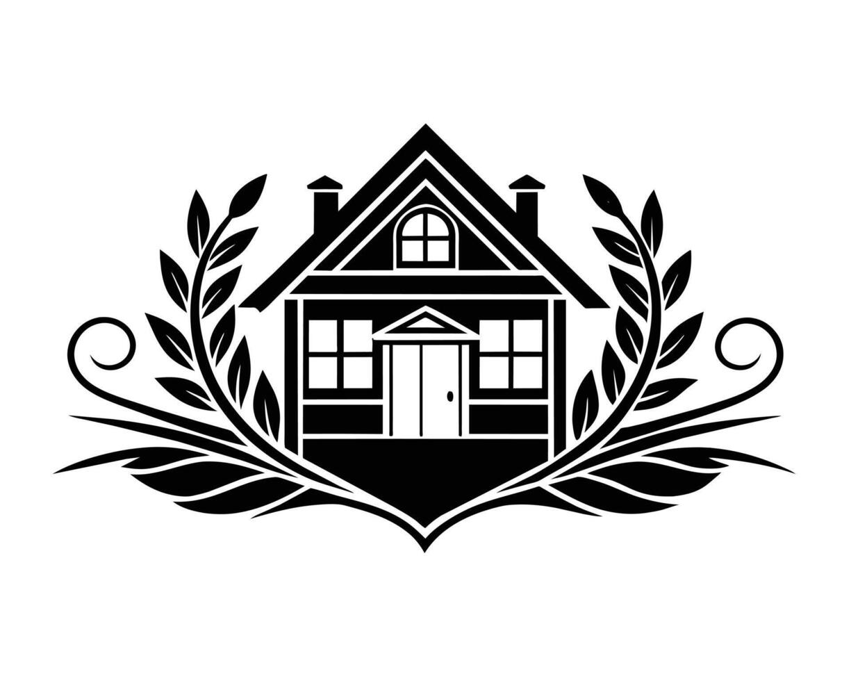 Home logo illustration vector