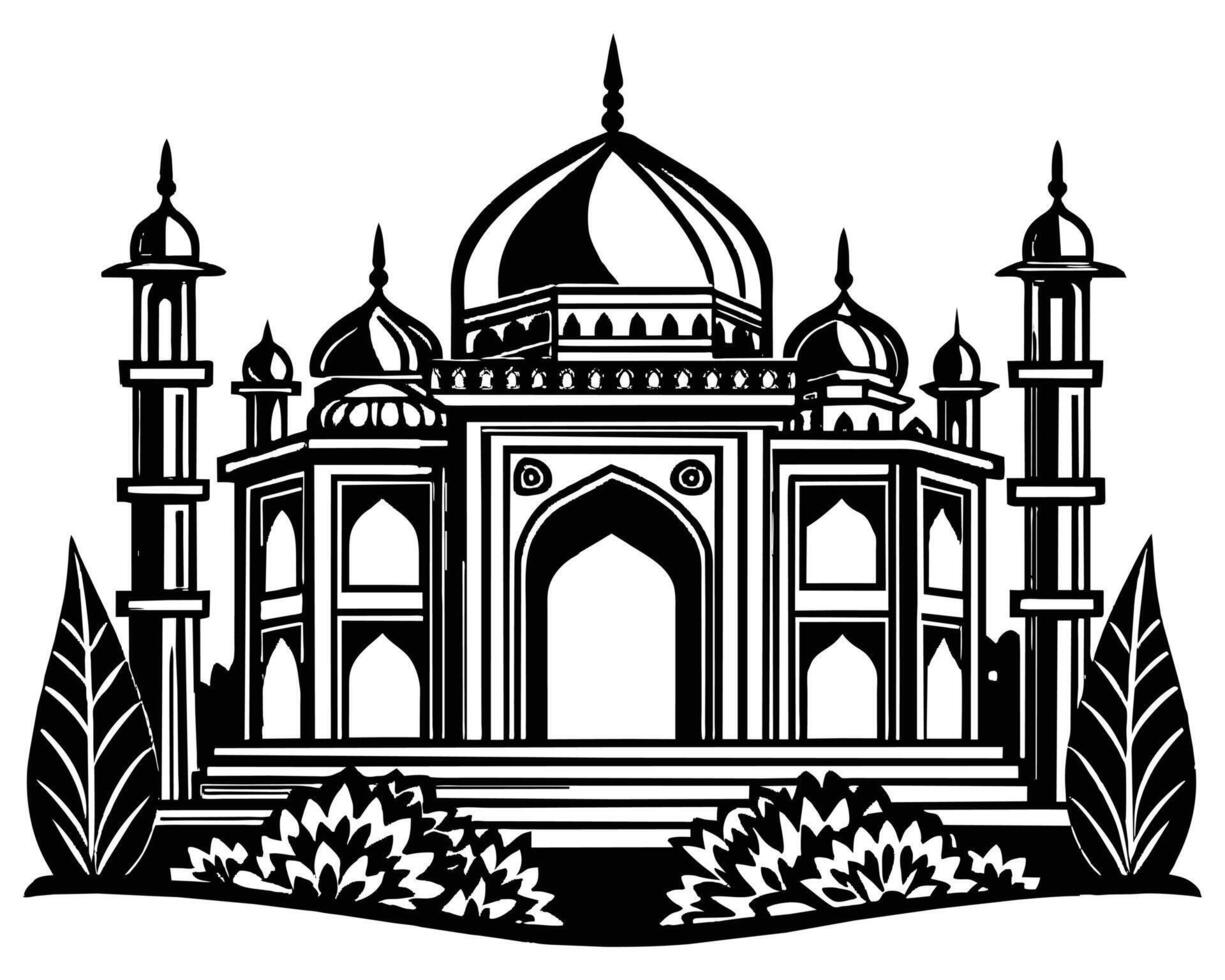 Mosque concept illustration vector