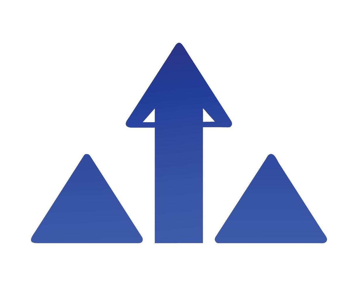 Arrow color icon illustration vector