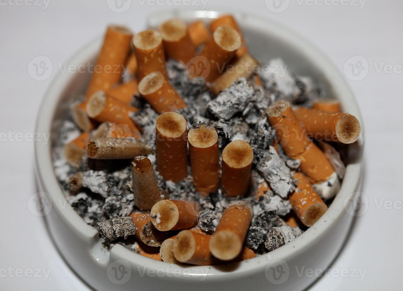 Full ashtray of cigarettes close up macro view smoking habits hi-res stock photography and images high quality big size instant download photo