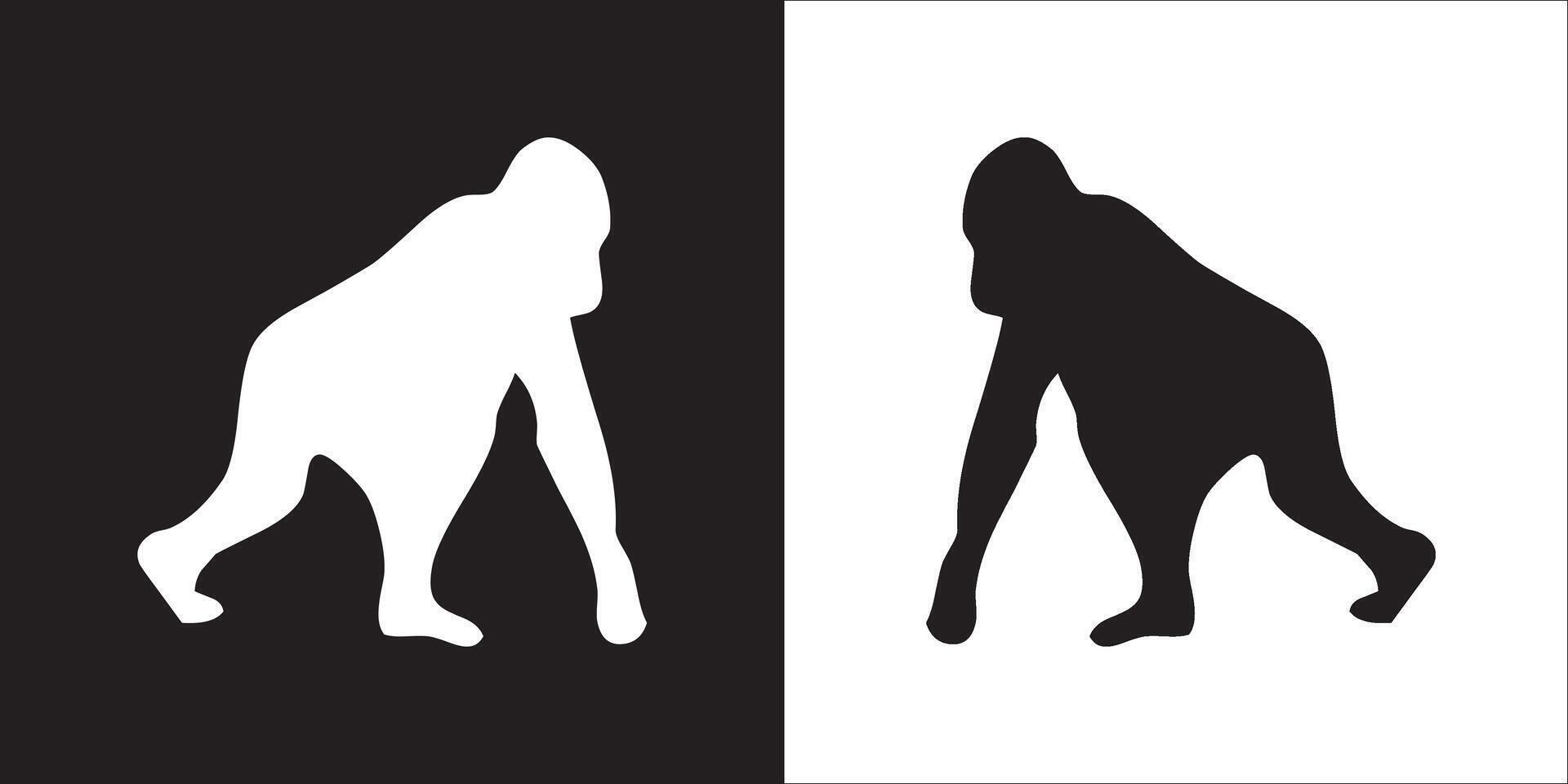 Illustration graphics of monkey icon vector