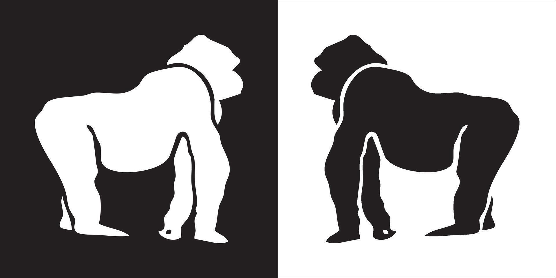 Illustration graphics of monkey icon vector