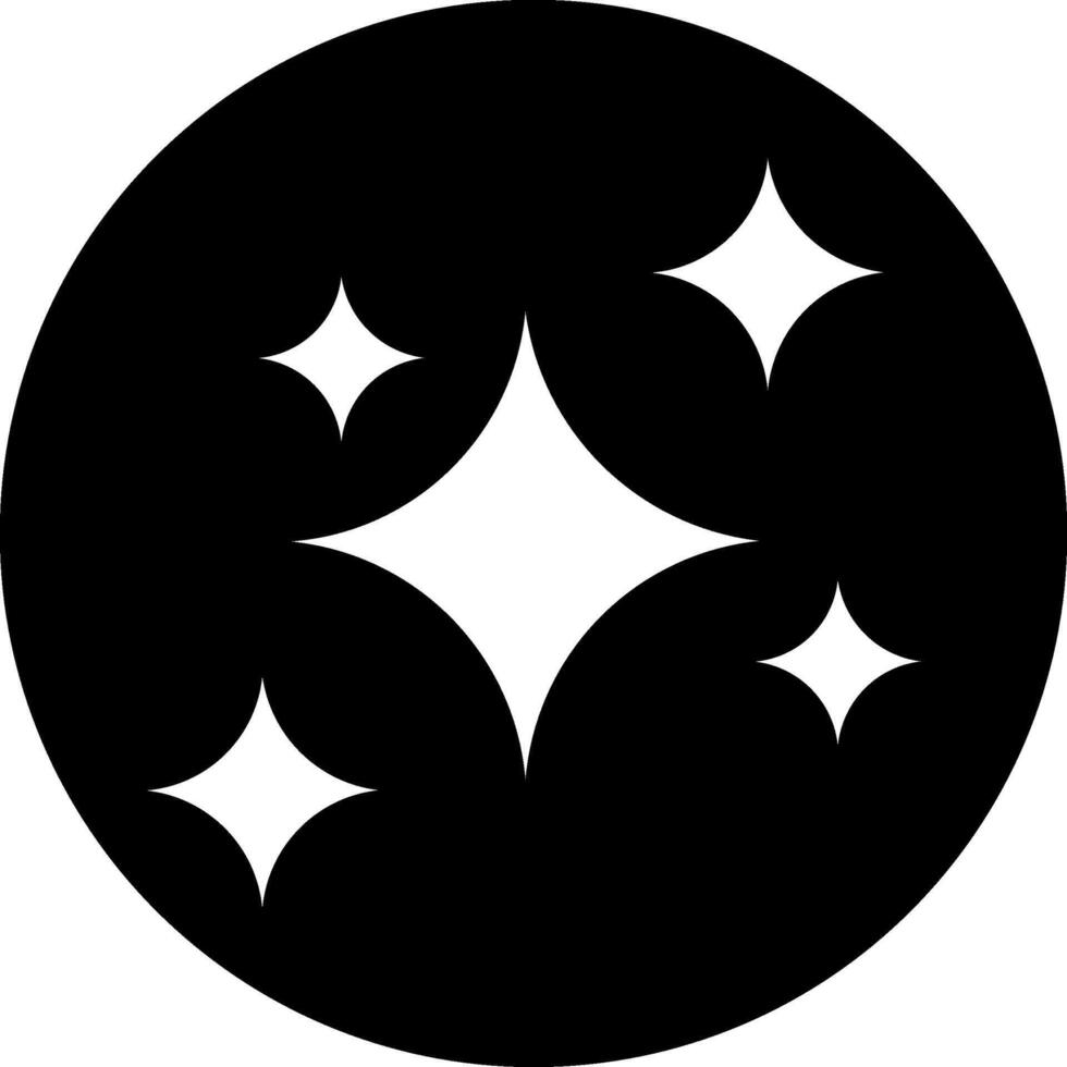 Star icon . Twinkling star illustration sign. Sparkles symbol. Shining burst logo. vector