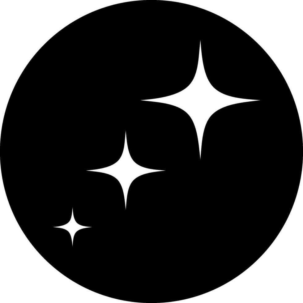 Star icon . Twinkling star illustration sign. Sparkles symbol. Shining burst logo. vector