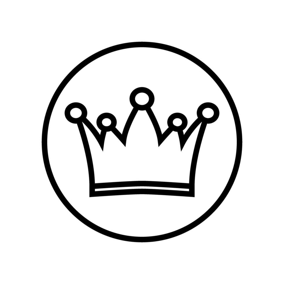 corona iconos real corona ilustración símbolo. Rey logo o signo. vector