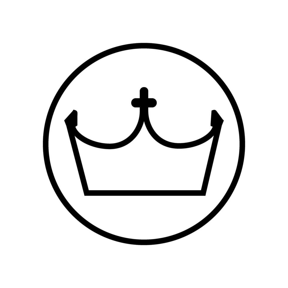 Crown icons. Royal Crown illustration symbol. king logo or sign. vector