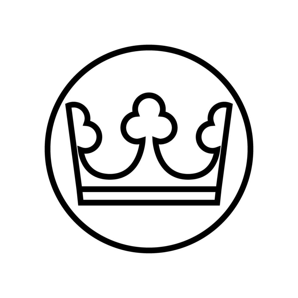 Crown icons. Royal Crown illustration symbol. king logo or sign. vector