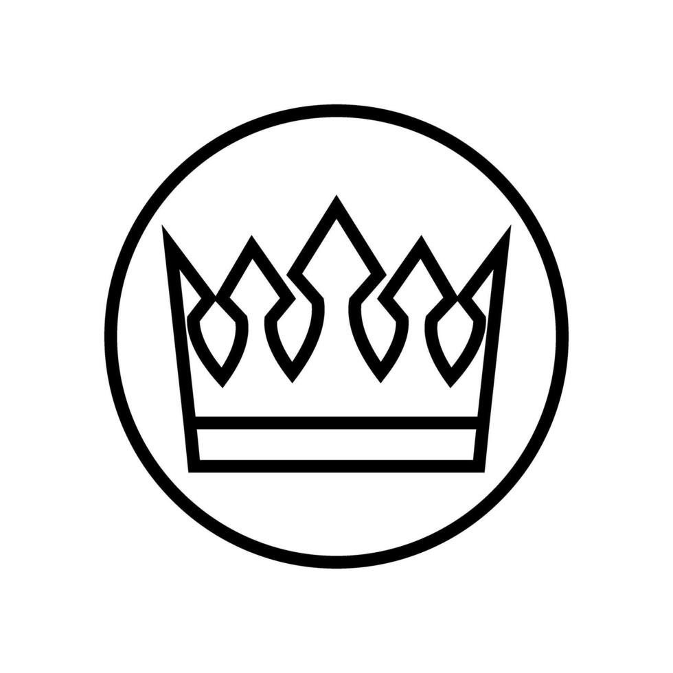 Crown icons. Royal Crown illustration symbol. king logo or sign. vector