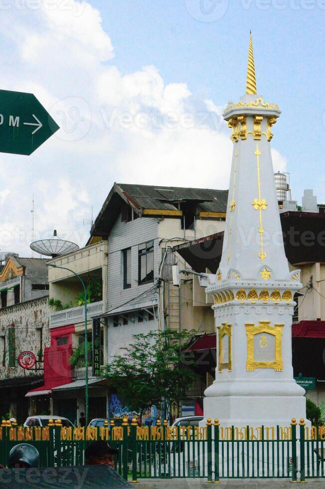 View of the monument and the atmosphere of Jogjakarta photo