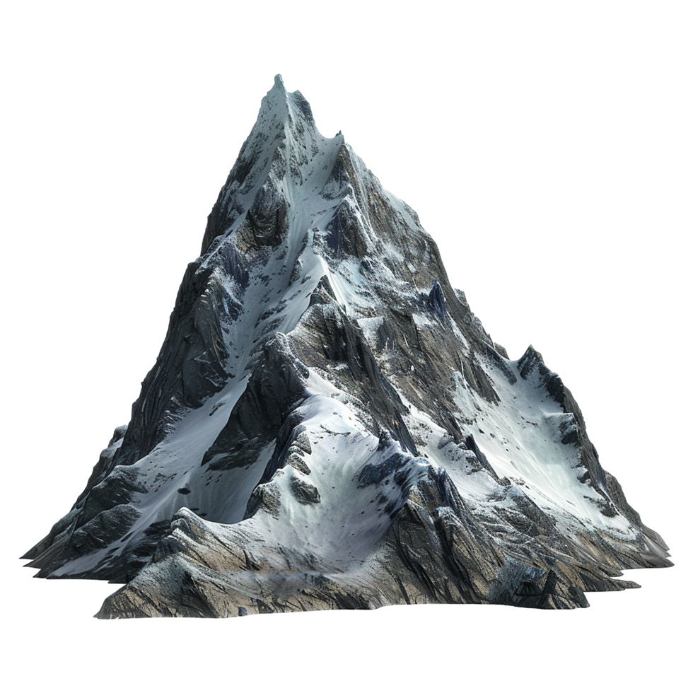 Mountain isolated on transparent background png