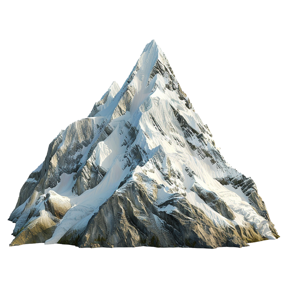 Mountain isolated on transparent background png