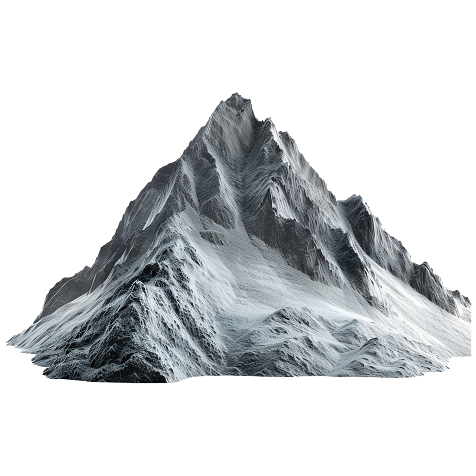 Mountain isolated on transparent background png