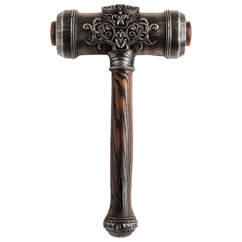 Judge hammer isolated on transparent background png