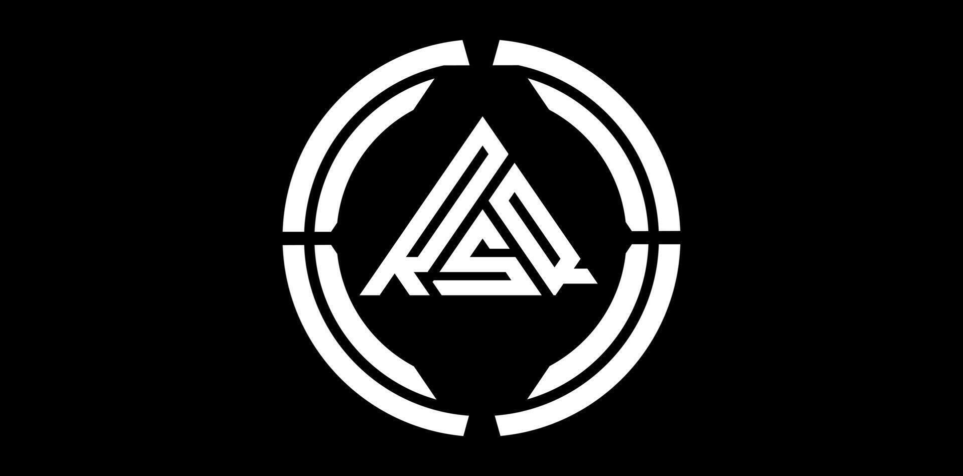 rq, rsq carta, rsq iniciales, rsq círculo, rsq departamento, rsq negocio, rsq marca, rsq lujo, rsq marca, rsq abstracto, rsq corporativo, rsq identidad, rsq redondo, rsq simple, rsq elemento, rsq círculo, vector