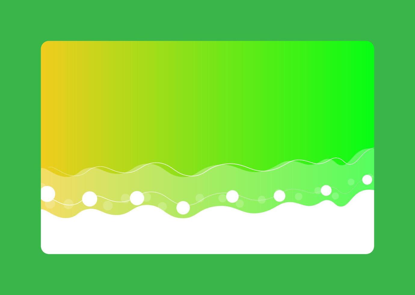 Emerald Elegance, Abstract Green Wave Curves vector