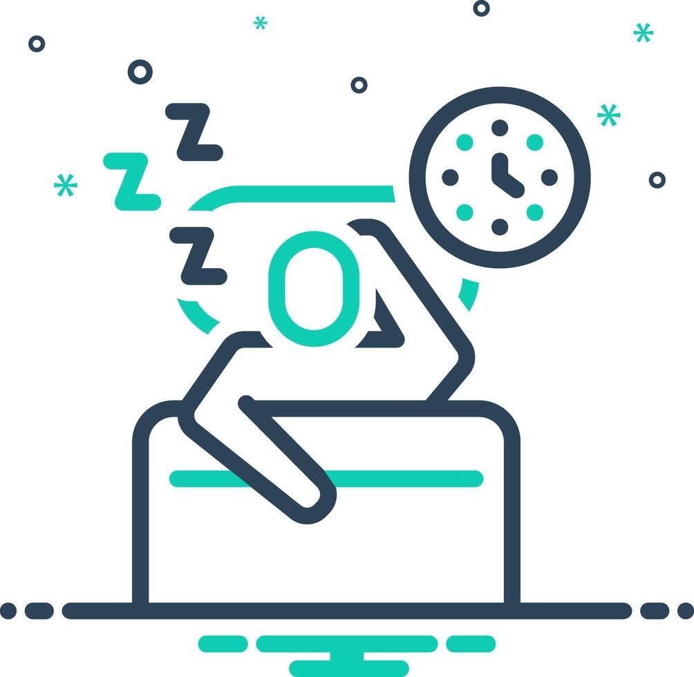 Mix icon for getting enough vector