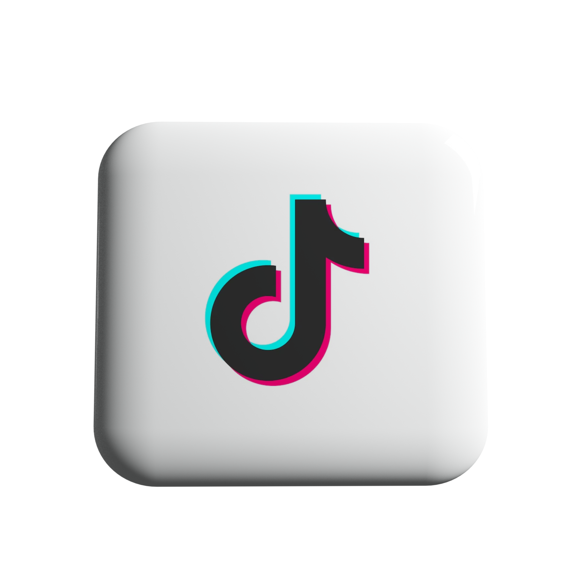 Tiktok logo. Realistic social media icon logotype. Tik Tok flat Icon Tiktok logo. Realistic social media icon logotype. Tik Tok flat Icon