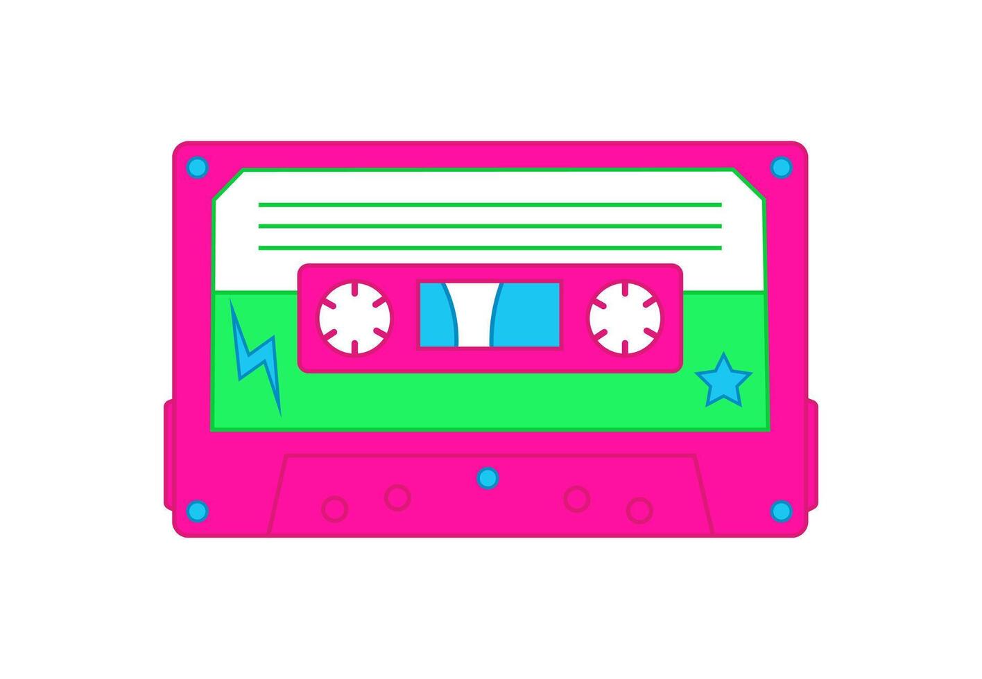 Cassette tape. illustration vector