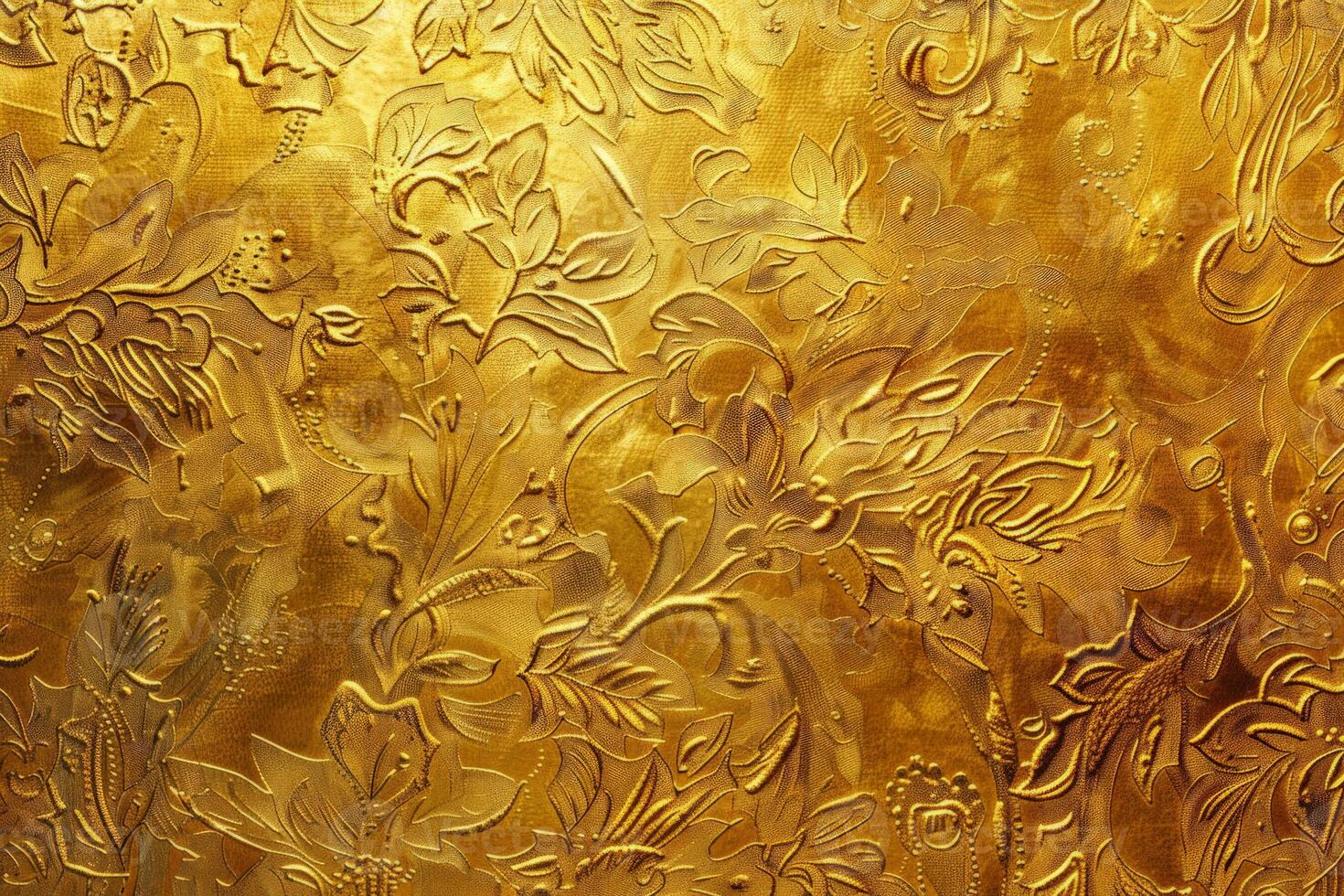 Close-Up of Window With Gold Paint photo