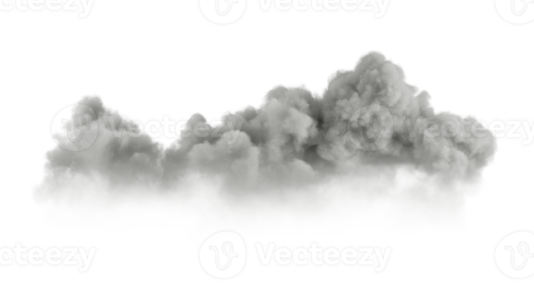 Overcast atmosphere cloudiness realistic cutout backgrounds specials effect 3d rendering file png