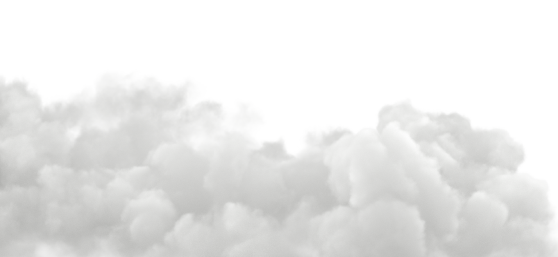 Clear cloudy cumulus ozone special effect 3d rendering file png