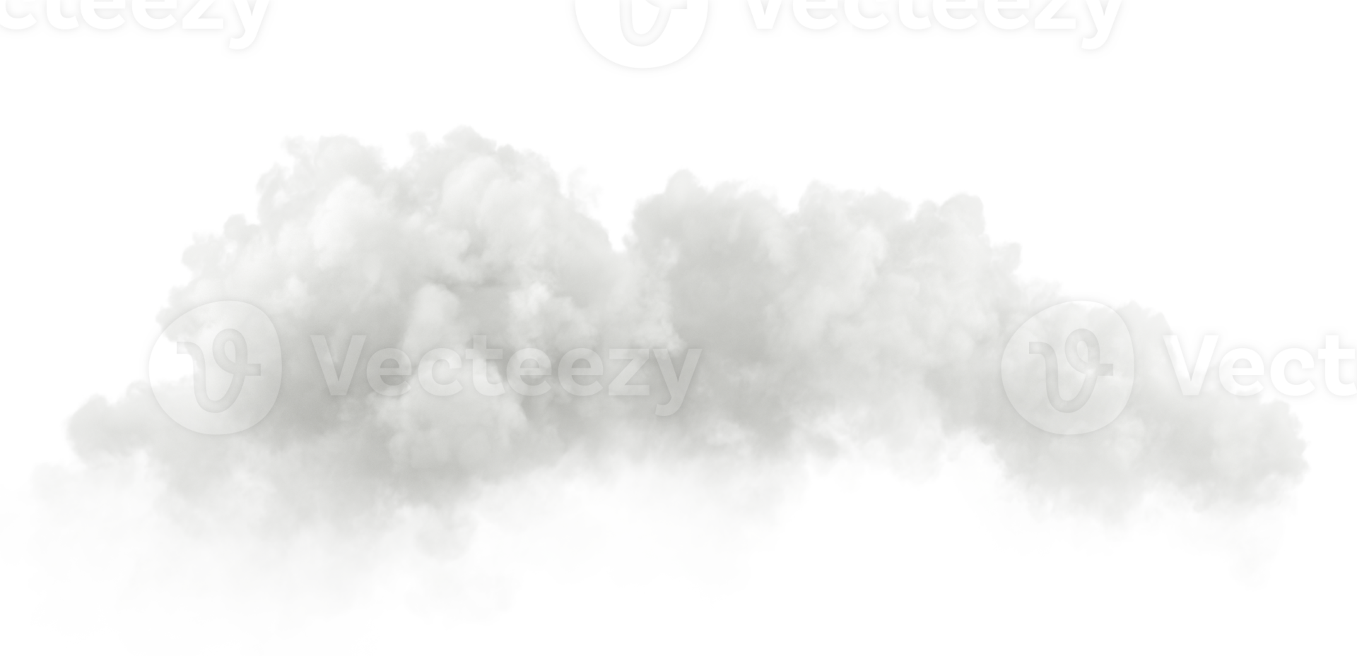 Dampf Wolken Formen Schnitt aus Hintergründe 3d machen Datei png