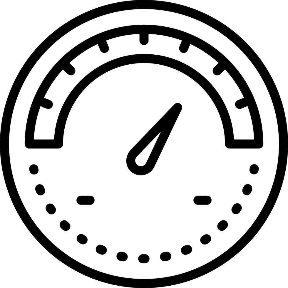 Black line icon for indicate vector