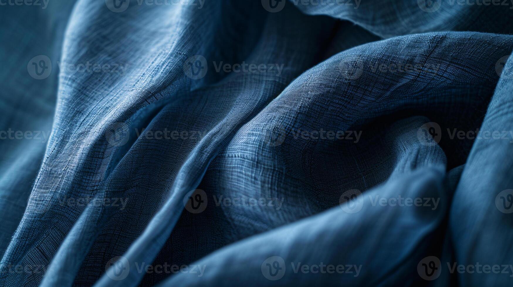 the tactile charm of a colored fabric textures, with a focus on neatly folded linen photo