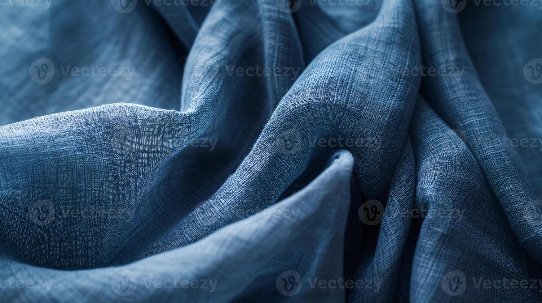 the tactile charm of a colored fabric textures, with a focus on neatly folded linen photo