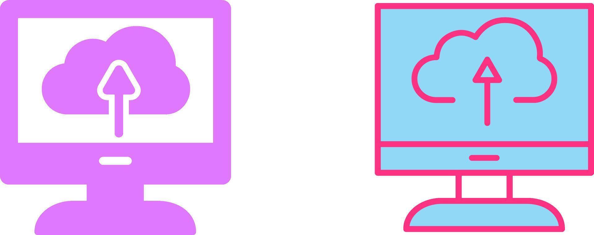 Cloud Backup Icon vector