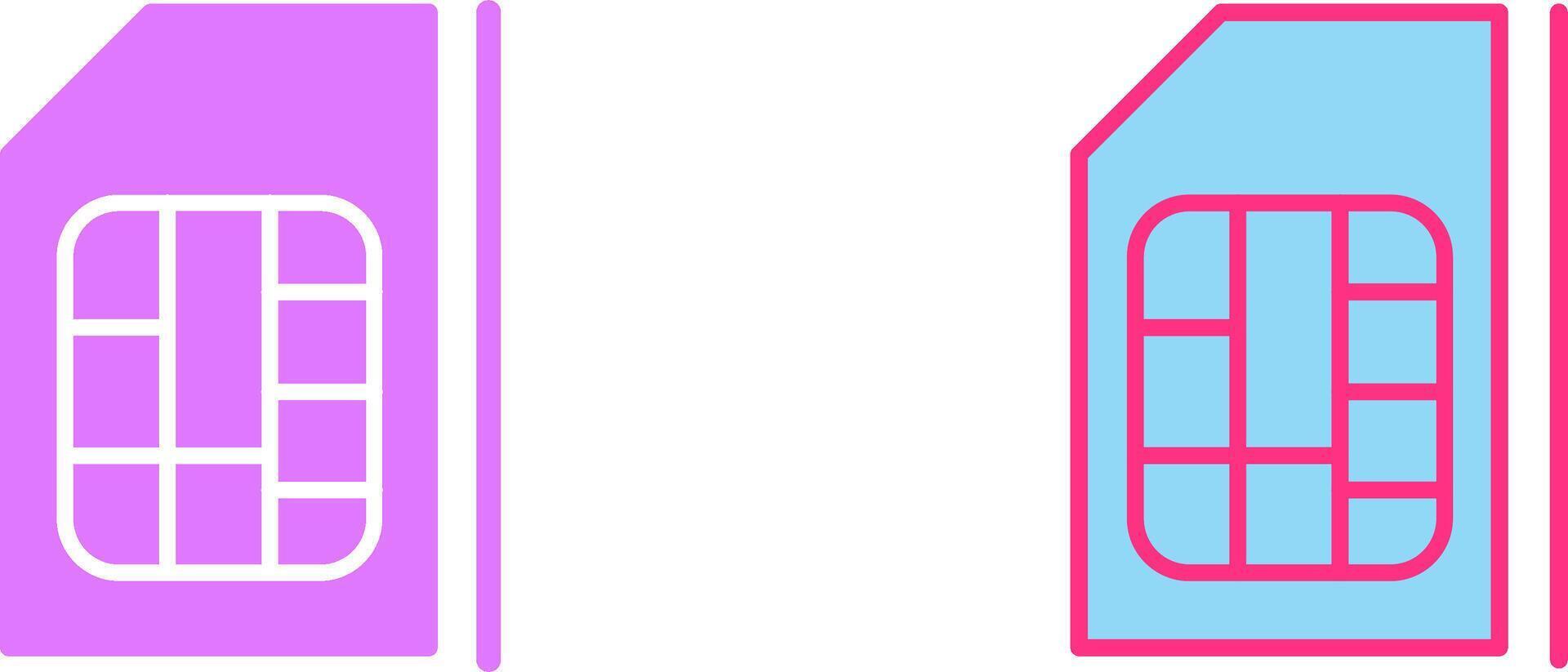 SIM card Icon vector