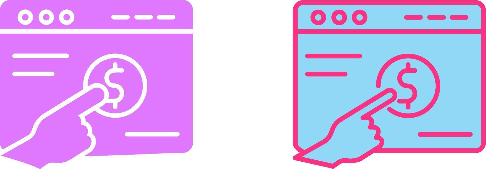 Pay Per Click Icon vector
