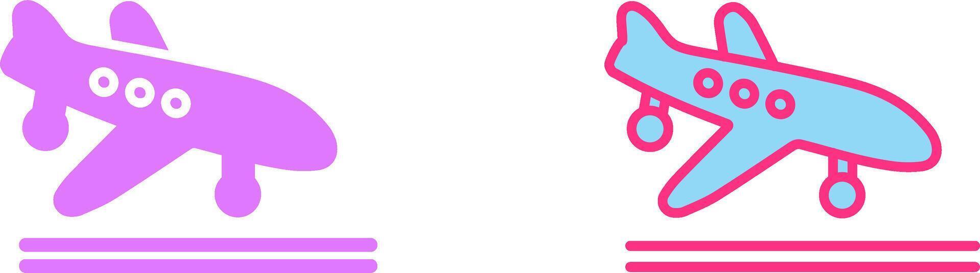 Flight Landing Icon vector