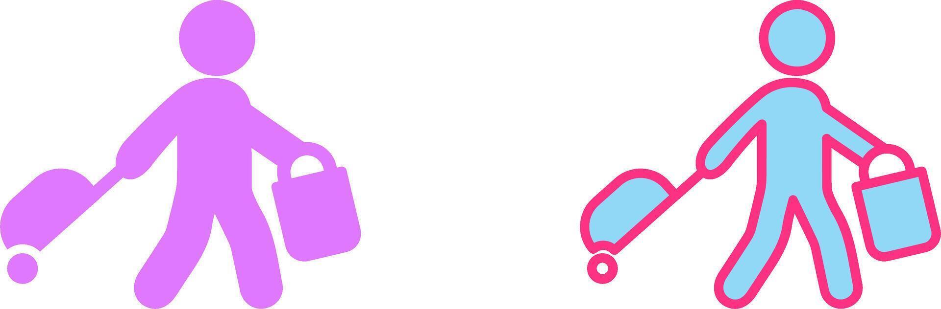 Carrying Bag Icon vector